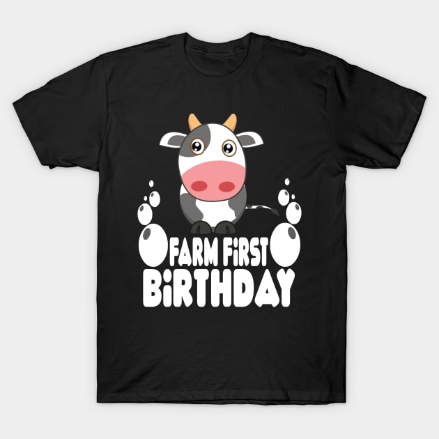 Holy cow l'm one birthday girl T-Shirt by Darwish